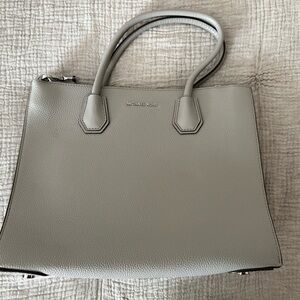 Michael Kors Light Gray Satchel